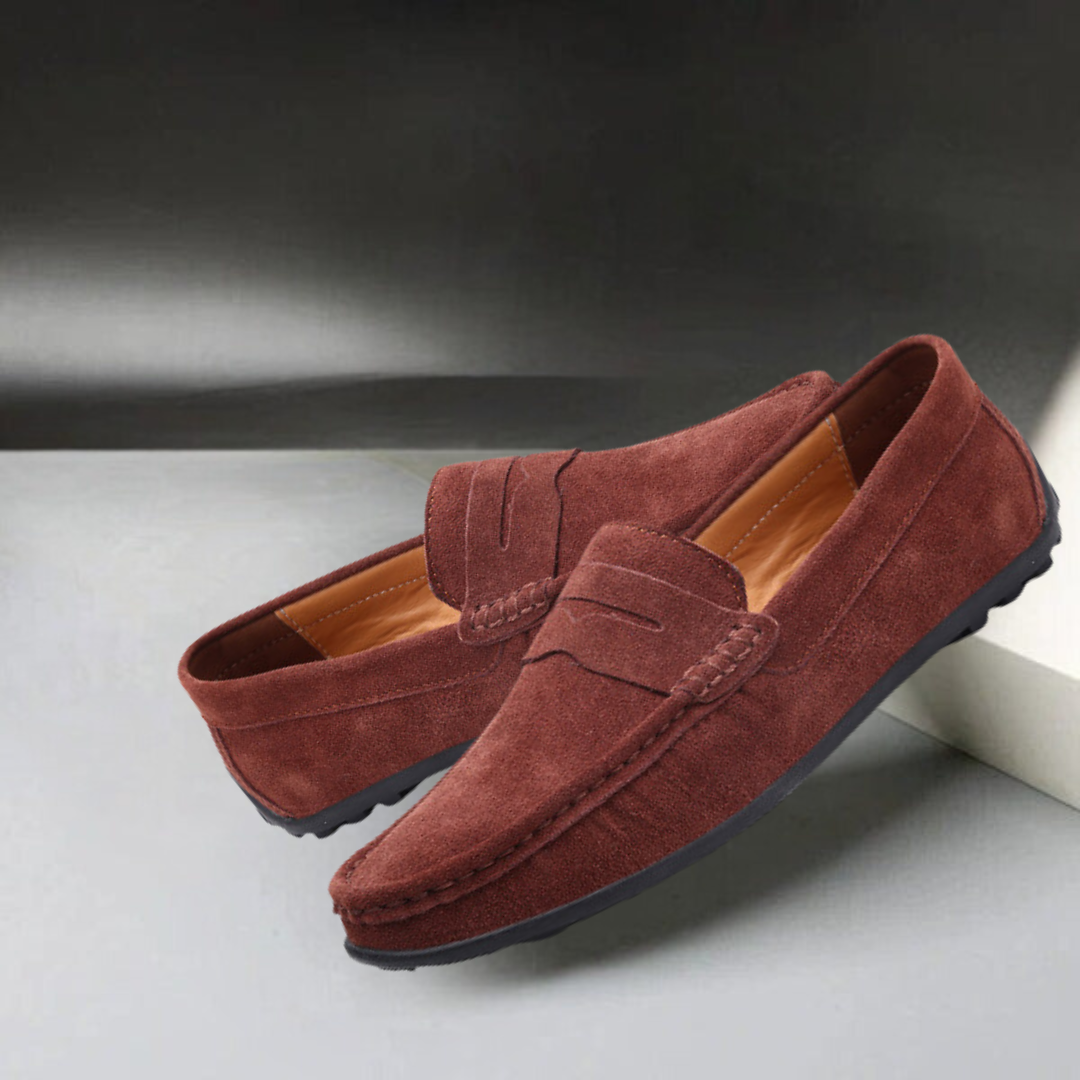 Echoarchiv | Klassische Wildleder Loafer für Herren 2