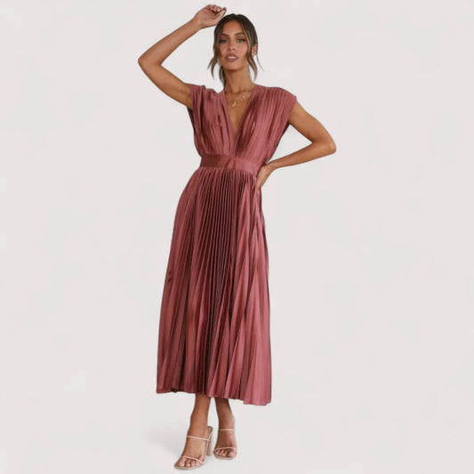 Eira™ | Plissiertes Kleid 0