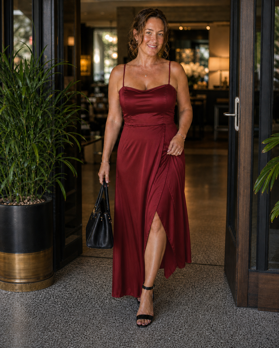 Elegantes Damen-Kleid mit fließendem Schnitt | R&B 0