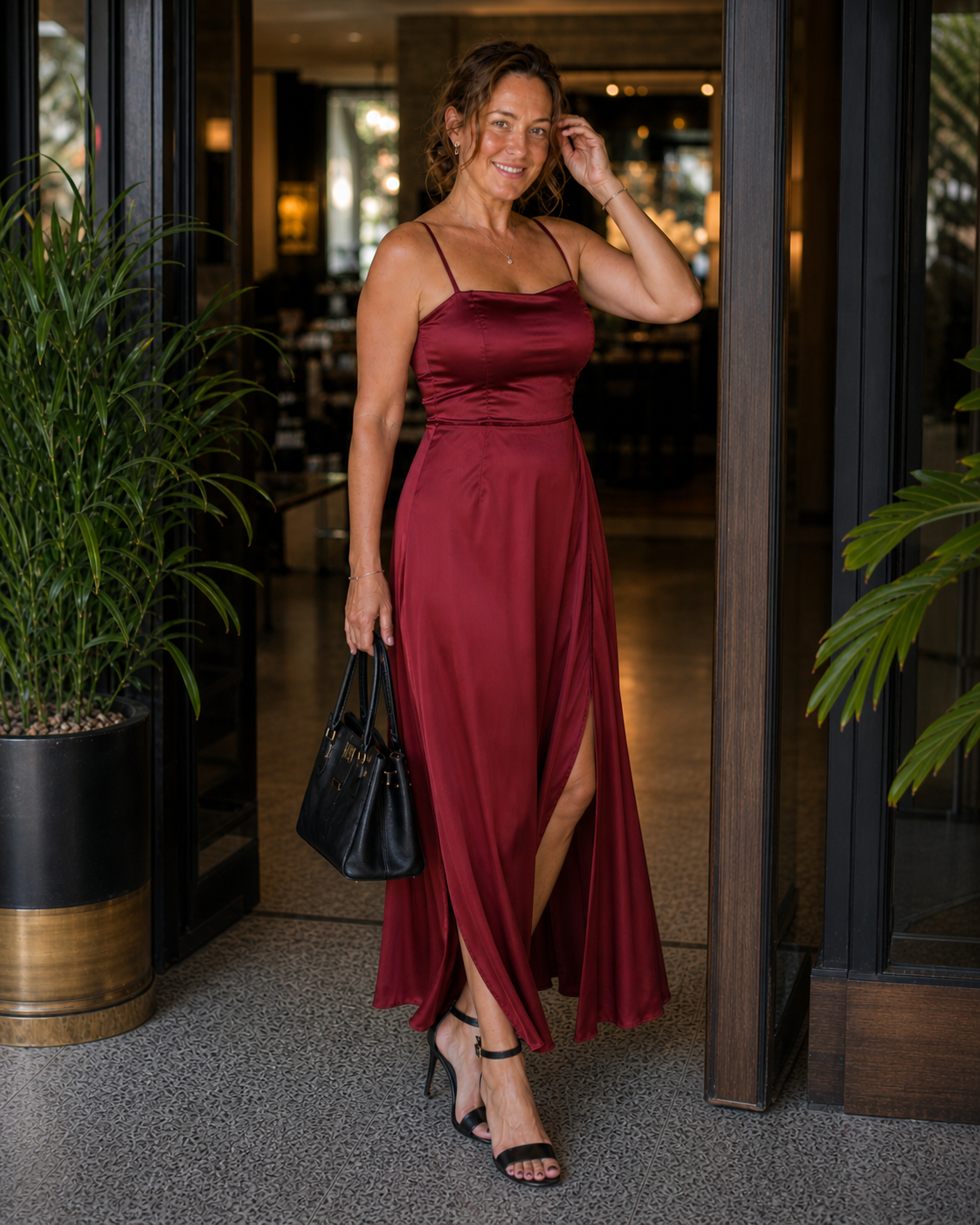 Elegantes Damen-Kleid mit fließendem Schnitt | R&B 2