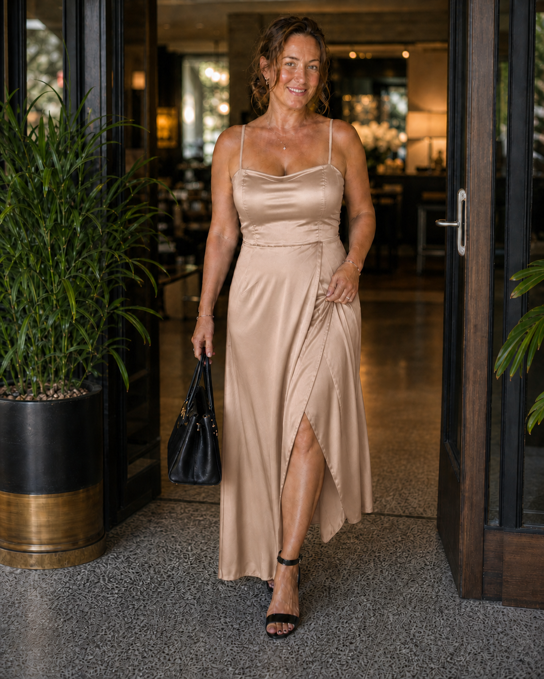 Elegantes Damen-Kleid mit fließendem Schnitt | R&B 7