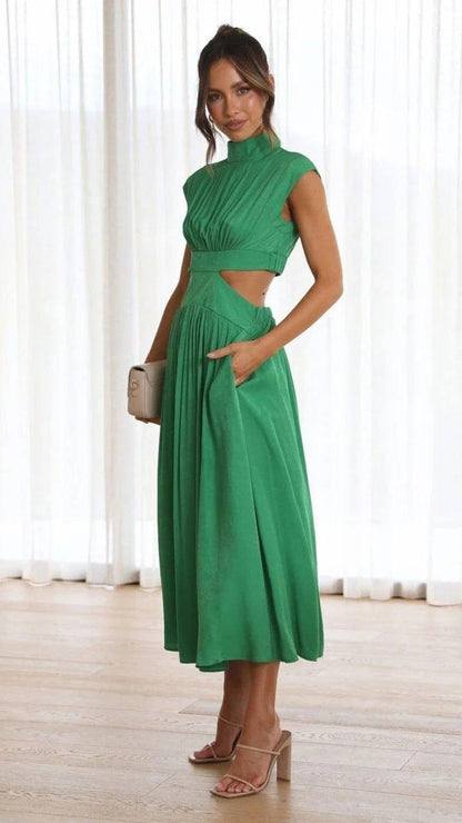 Maxikleid Damen | Cut-Out-Design & Elegante Taillierung
