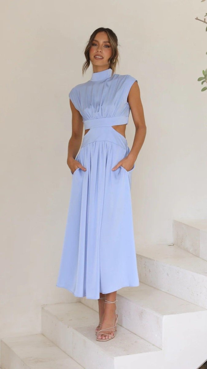 Maxikleid Damen | Cut-Out-Design & Elegante Taillierung