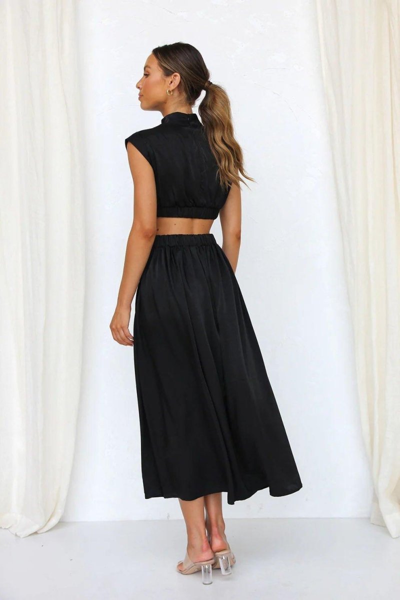Maxikleid Damen | Cut-Out-Design & Elegante Taillierung