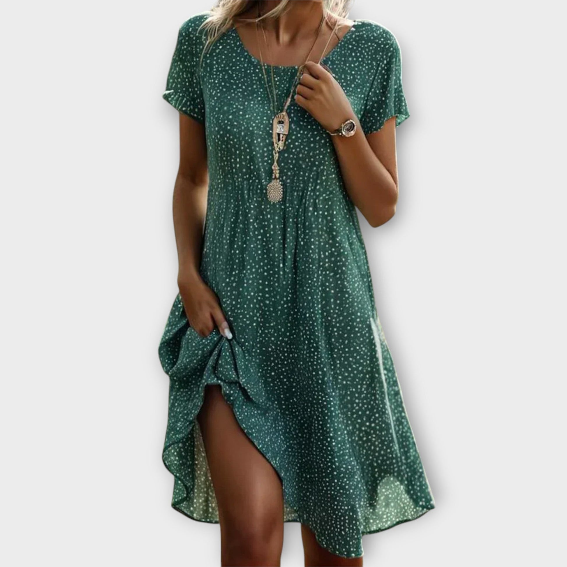 Emily™ - Lässiges Fließendes Kleid 0