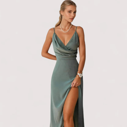 Emma™ | Satin-Kleid 0