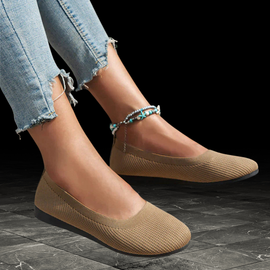 Ergonomische Ballerina-Schuhe für Damen – Bequeme, Atmungsaktive Ballerinas im Zeitlosen Design