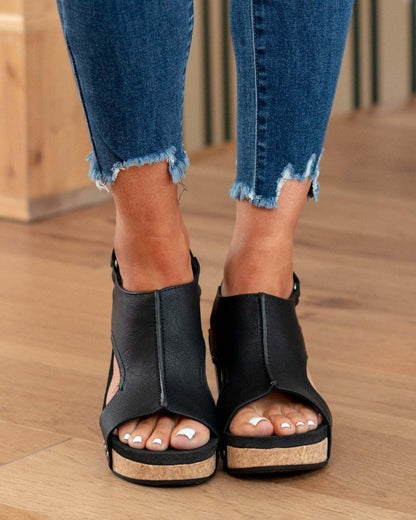 Keilsandalen Damen | Korkabsatz & Ergonomischer Komfort