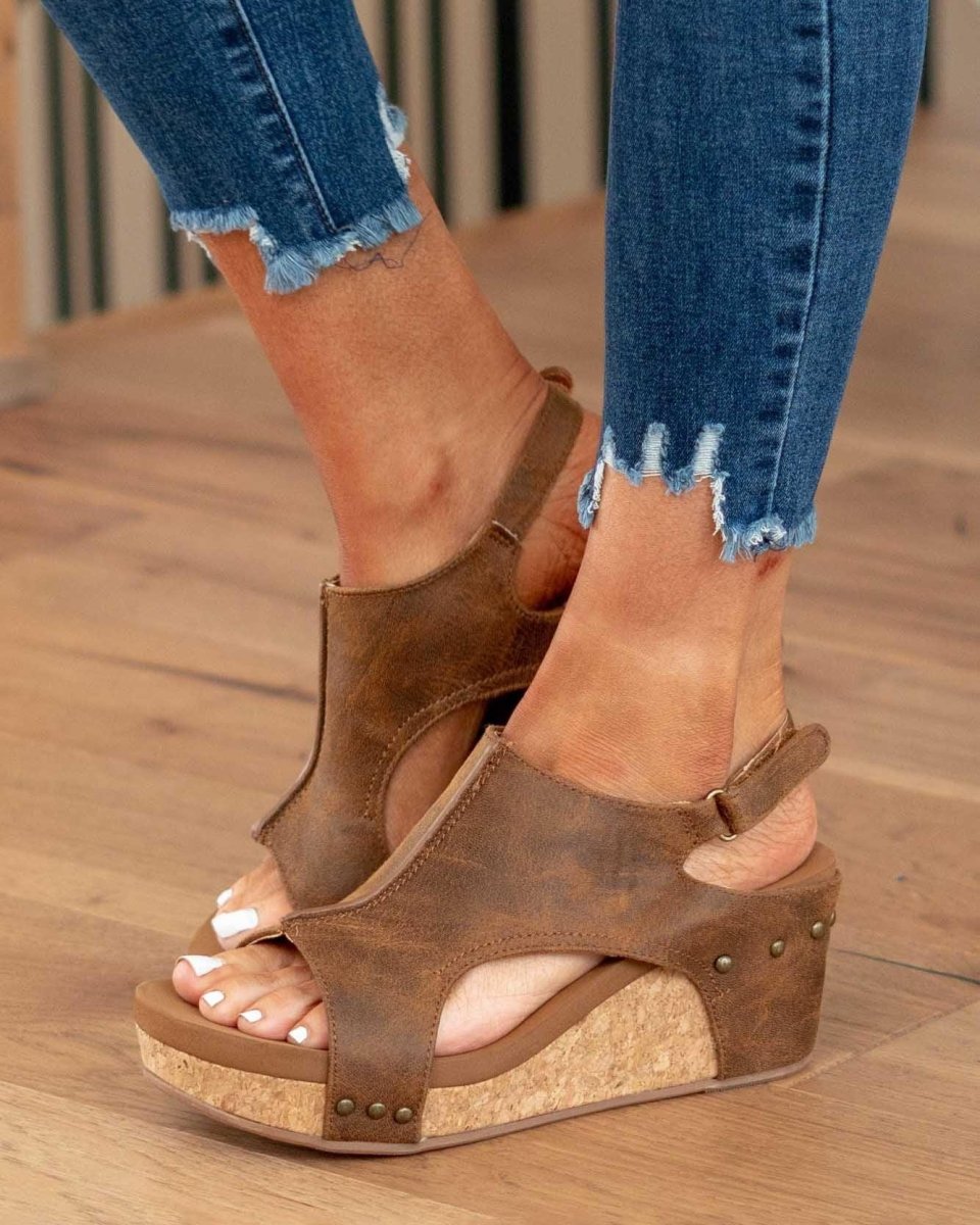 Keilsandalen Damen | Korkabsatz & Ergonomischer Komfort