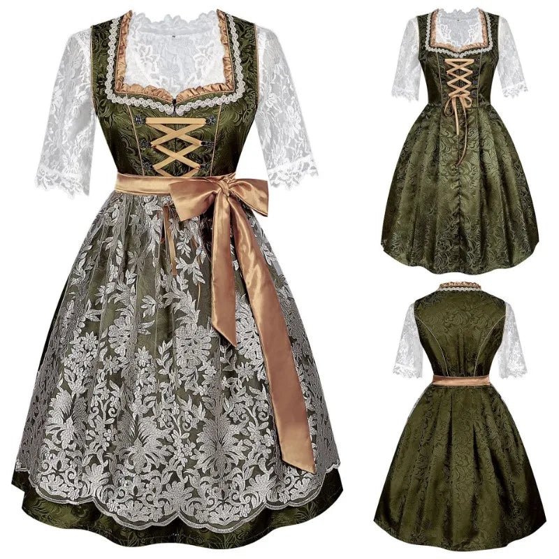 Festliches Kurzarm-Dirndlkleid | Oktoberfest 1