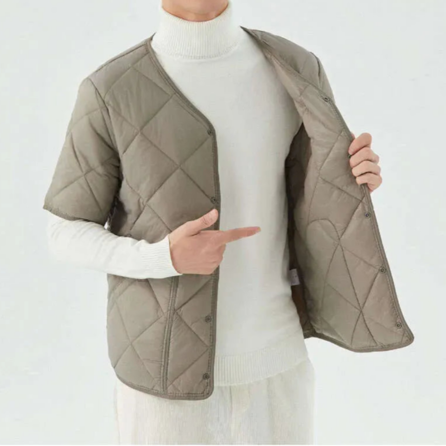 Fleece-Steppweste für Herren | Isoliert 4