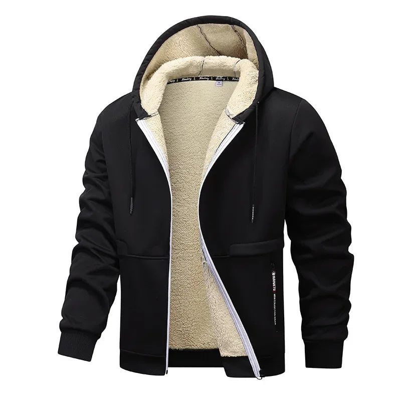 Fleecejacke Herren, Bequeme Passform, Wasserabweisend | Winter 3