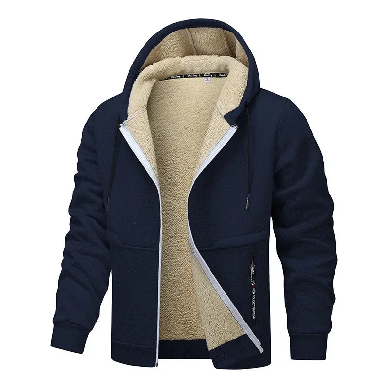 Fleecejacke Herren, Bequeme Passform, Wasserabweisend | Winter 5