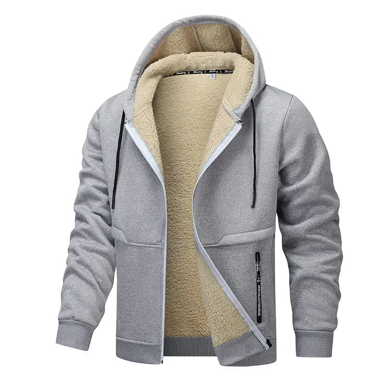 Fleecejacke Herren, Bequeme Passform, Wasserabweisend | Winter 6