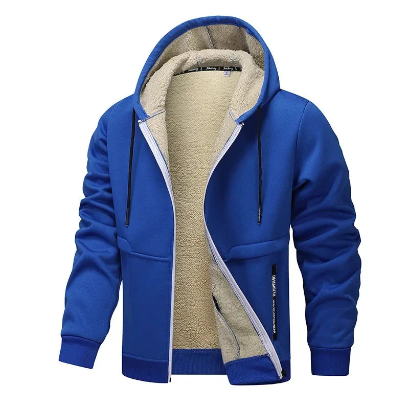 Fleecejacke Herren, Bequeme Passform, Wasserabweisend | Winter 7