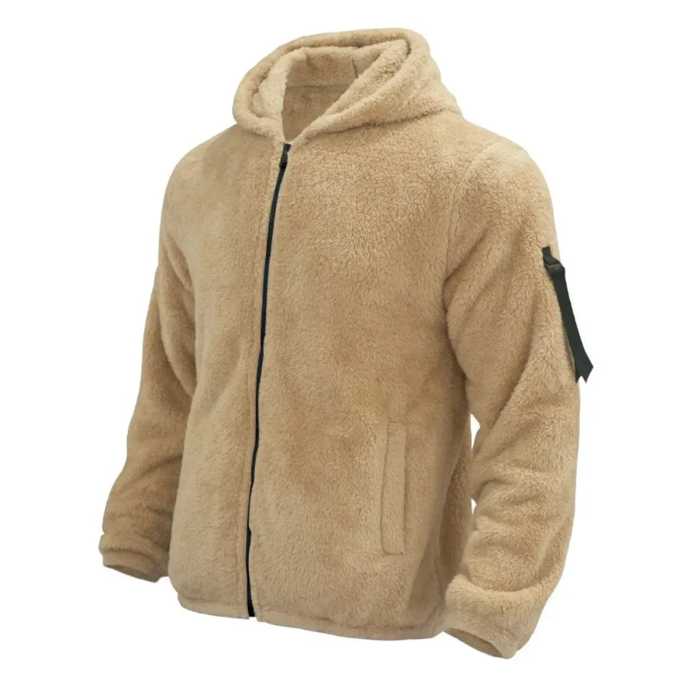 Fleecejacke Herren, Wasserabweisend, Kapuze | Winter 2