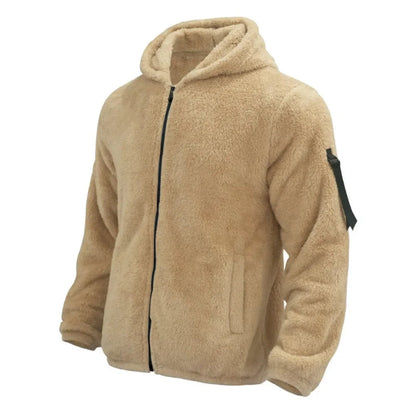 Fleecejacke Herren, Wasserabweisend, Kapuze | Winter 2