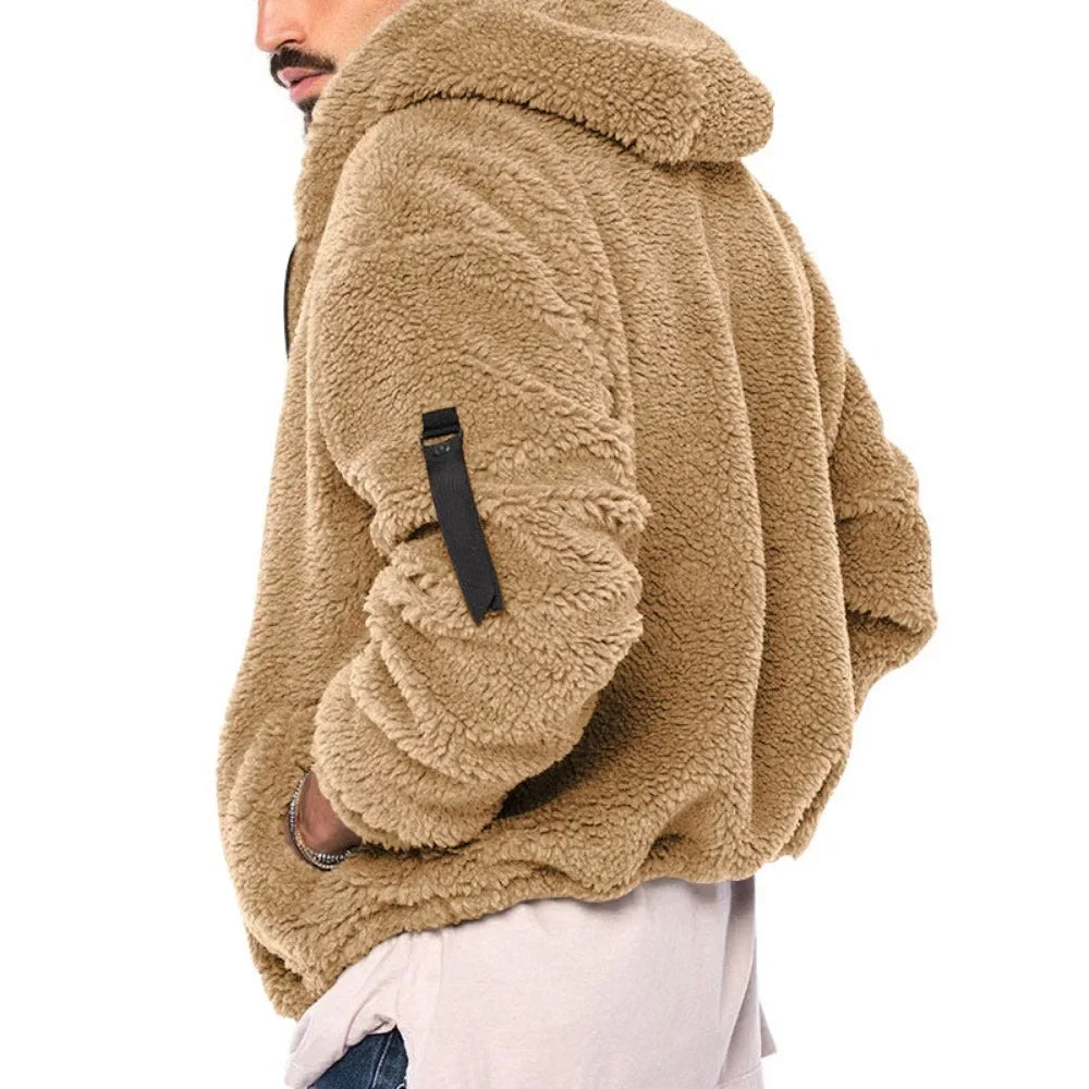Fleecejacke Herren, Wasserabweisend, Kapuze | Winter 3
