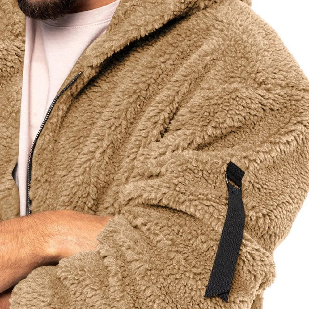 Fleecejacke Herren, Wasserabweisend, Kapuze | Winter 4