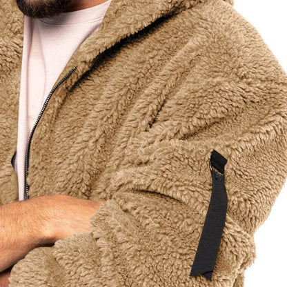 Fleecejacke Herren, Wasserabweisend, Kapuze | Winter 4