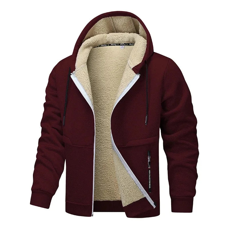 Fleecejacke für Herren | Lockere Passform, lässiger Stil | Winter 4