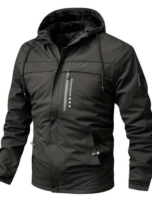Fleecejacke für Herren | Mit Kapuze | Normale Passform | Winter 0