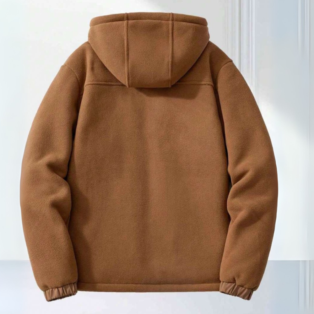 Fleecejacke für Herren | Mit Kapuze, leicht | Winter 1