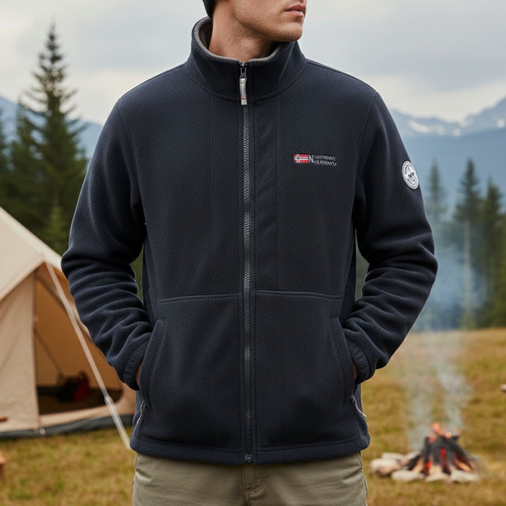 Fleecejacke für Herren | Wärmend, atmungsaktiv | Normale Passform 1