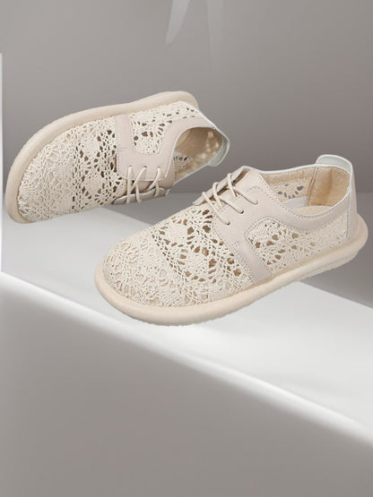 Gayle | Leichte Orthopädische Mesh-Schuhe für Damen im Slip-On-Stil mit Atmungsaktivem Design | Beige 3