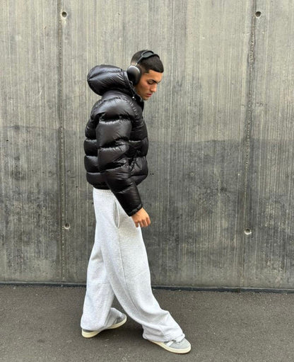 Gesteppte Winterjacke für Herren | Mit Kapuze, Sherpa-Futter 2