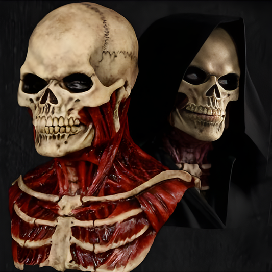 Gruselige Totenkopfmaske™️ | Mach dich bereit für ein frühes Halloween 0