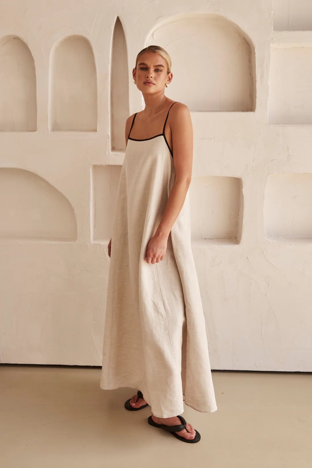 Maxi Kleid Damen | Trägerkleid Bodenlang & Elegant
