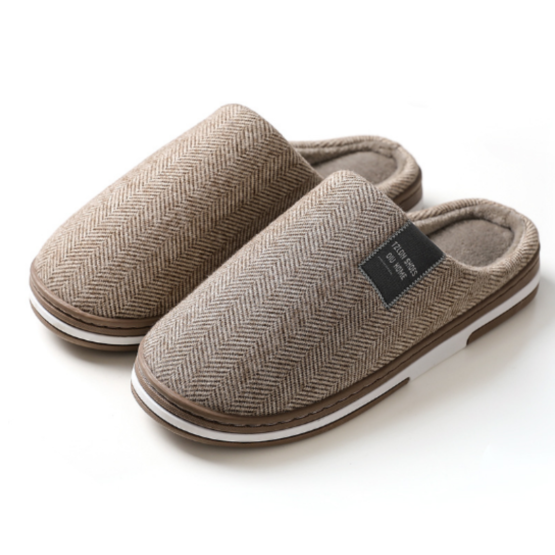 Hausschuhe für Herren | Plüschiger Slip-On-Komfort 0