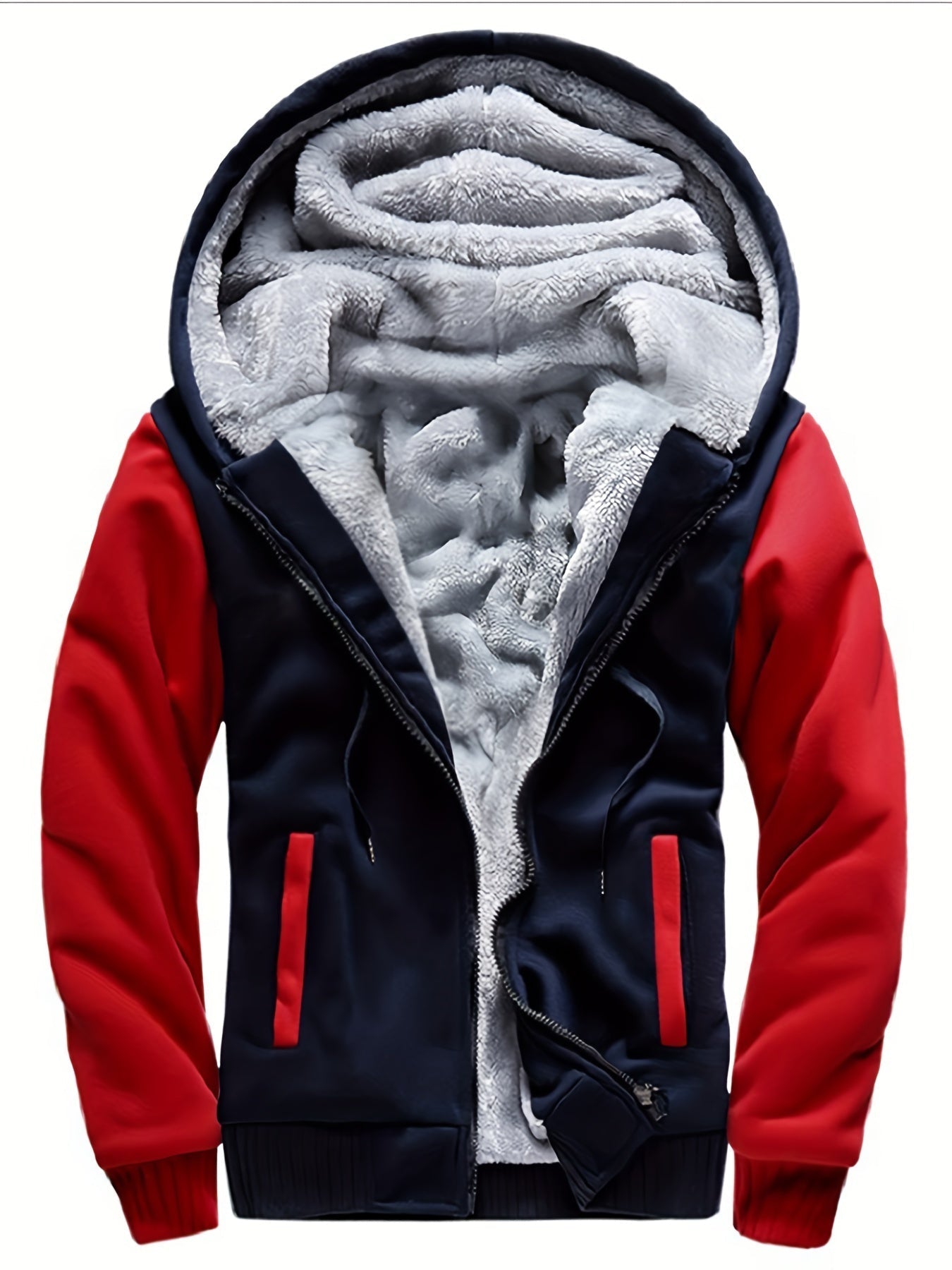 Herren-Fleecejacke | Winddicht, Freizeit | Normale Passform 3