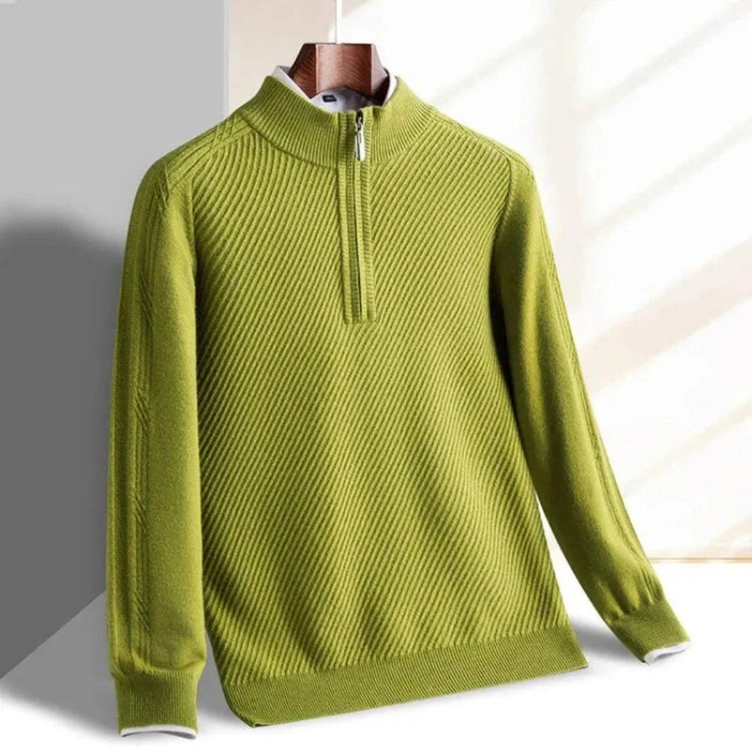 Herren-Strickpullover | Rippstrick, leicht | Normale Passform 2