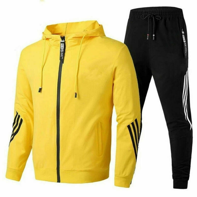 Herren-Trainingsanzug | Normale Passform, atmungsaktives Material | Lässig