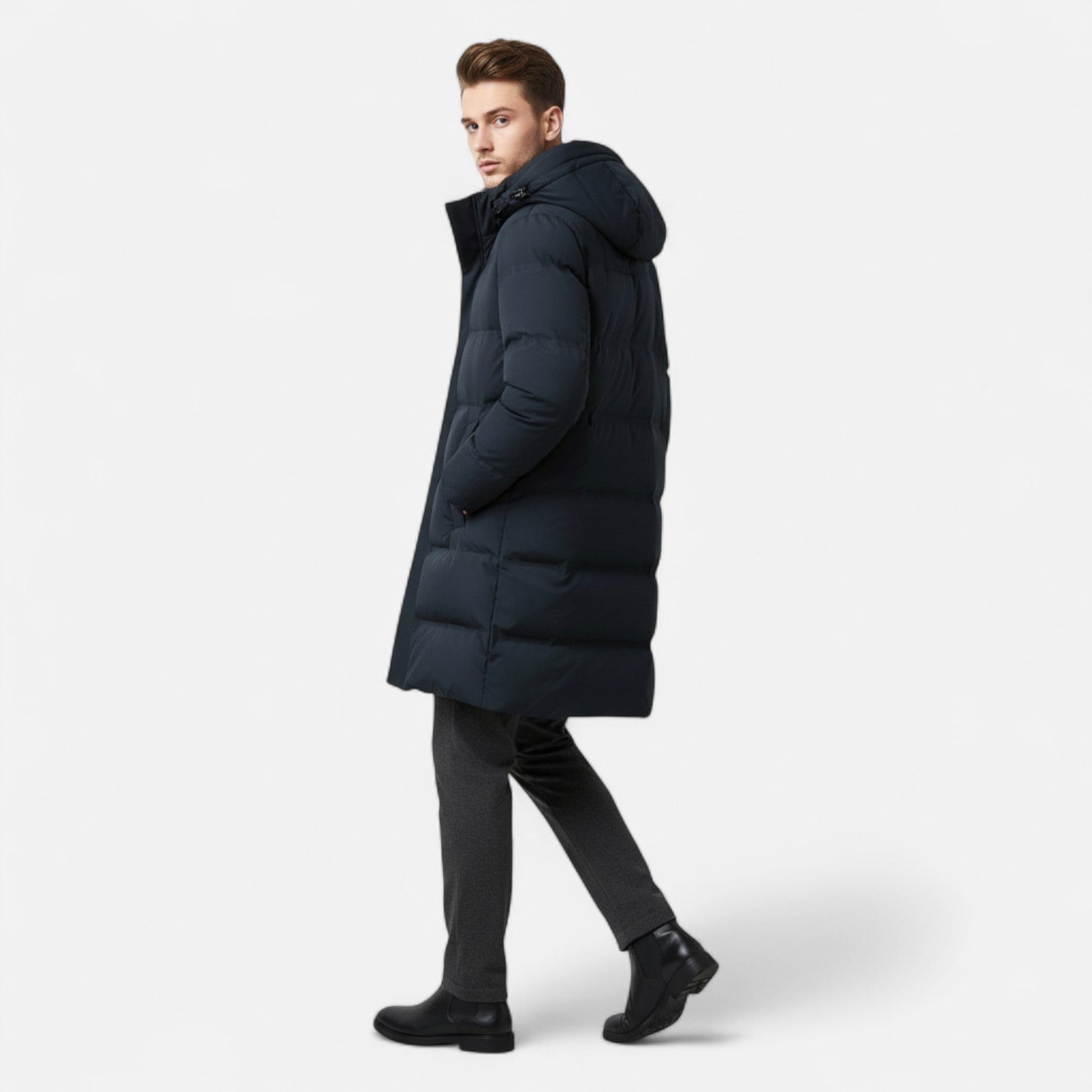 Herren-Winterparka | Mit Kapuze und Isolierung | Winter 2