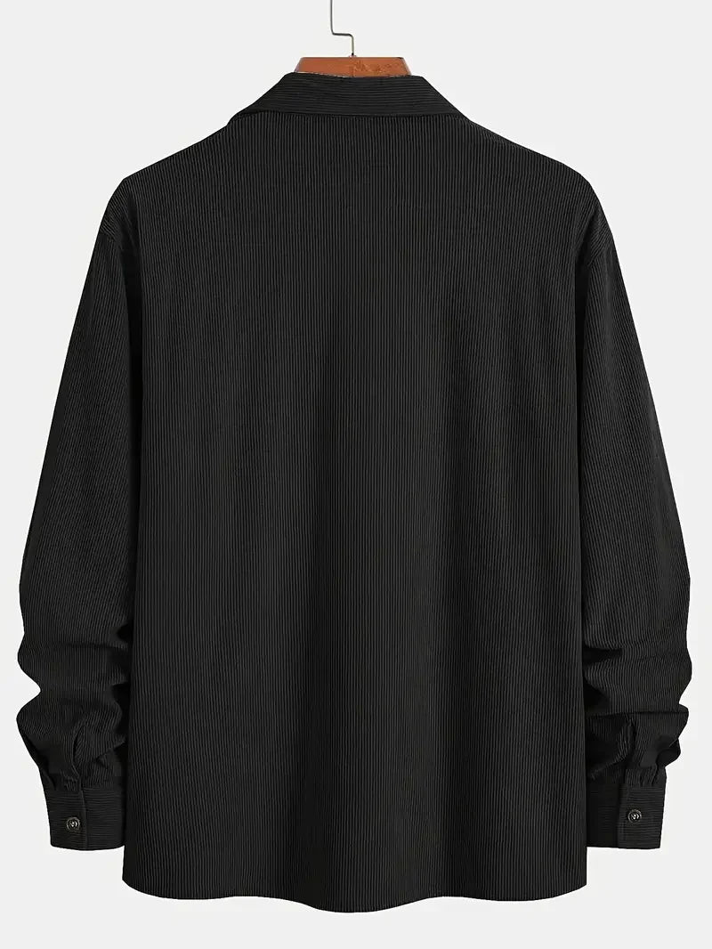 Herren Cordjacke für Männer | Lässiger Schnitt mit Brusttaschen | 5