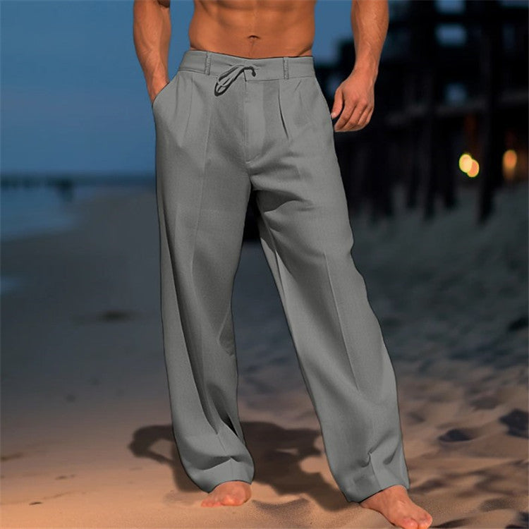 Sommerhosen Herren | Relaxed Fit & Eleganter Kordelzug-Bund