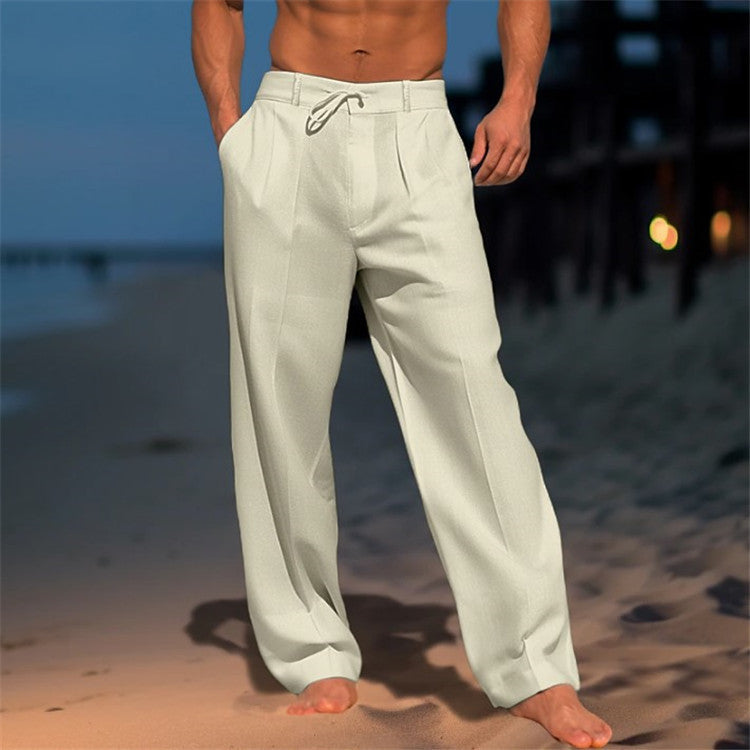 Sommerhosen Herren | Relaxed Fit & Eleganter Kordelzug-Bund