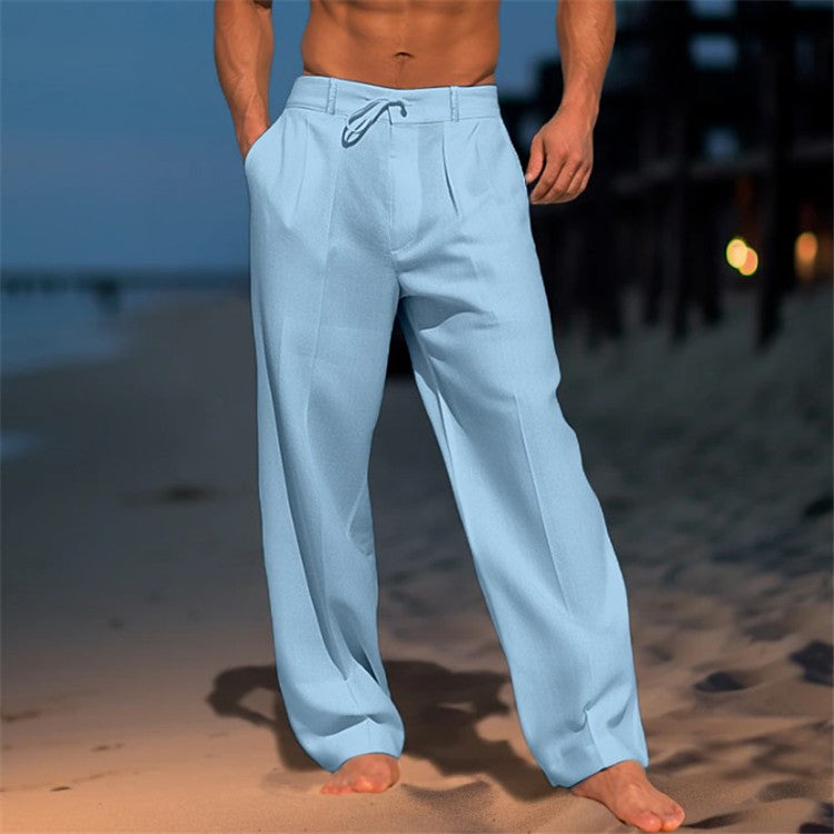 Sommerhosen Herren | Relaxed Fit & Eleganter Kordelzug-Bund