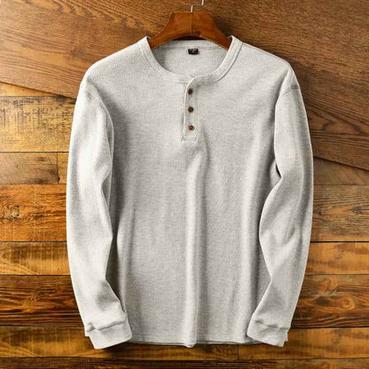 Poloshirt Herren | Henley-Knopfleiste & Slim Fit Style