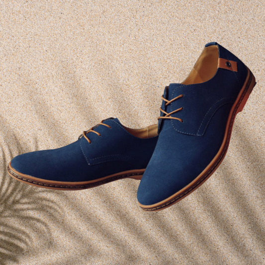 Herren Schnürschuhe – Gepolstert, Vielseitig und Farbig wählbar | Blau