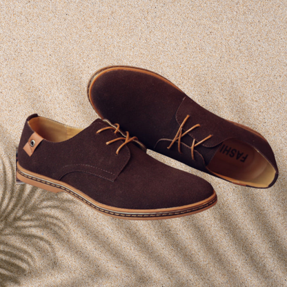 Herren Schnürschuhe – Gepolstert, Vielseitig und Farbig wählbar | Dunkelbraun