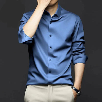 Herren Seidenhemd – Elegant, Vielseitig & Bequem 5