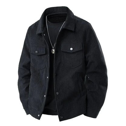 Herrenjacke, Casual Fit, Corduroy Textur | Übergangsjacke 2