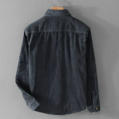 Herrenjacke, Cordstruktur, Lange Ärmel | Regular Fit 3