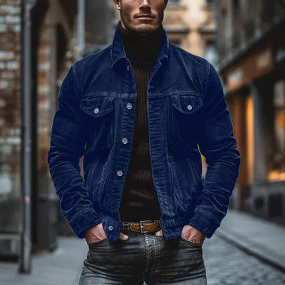 Vintage Herrenjacke | Relaxed Fit mit langen Ärmeln