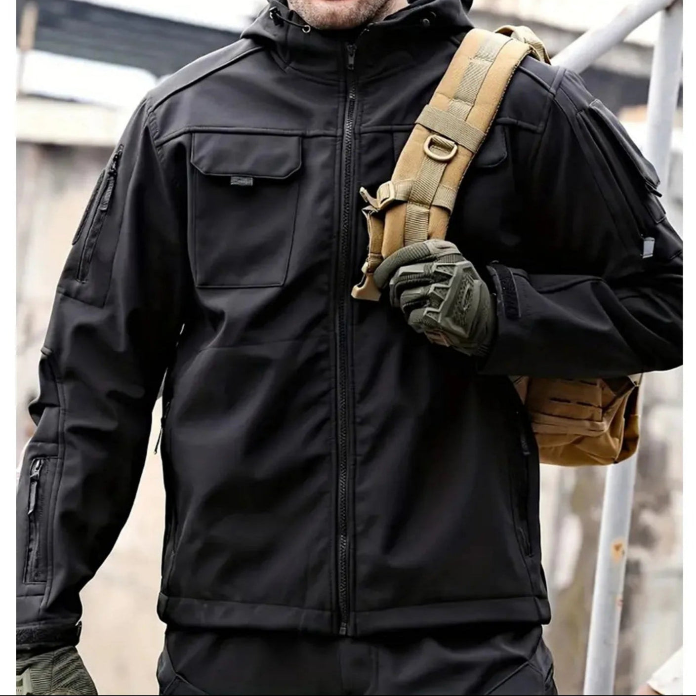 Herrenjacke, Wasserabweisend, Mit Kapuze | Regular Fit 1
