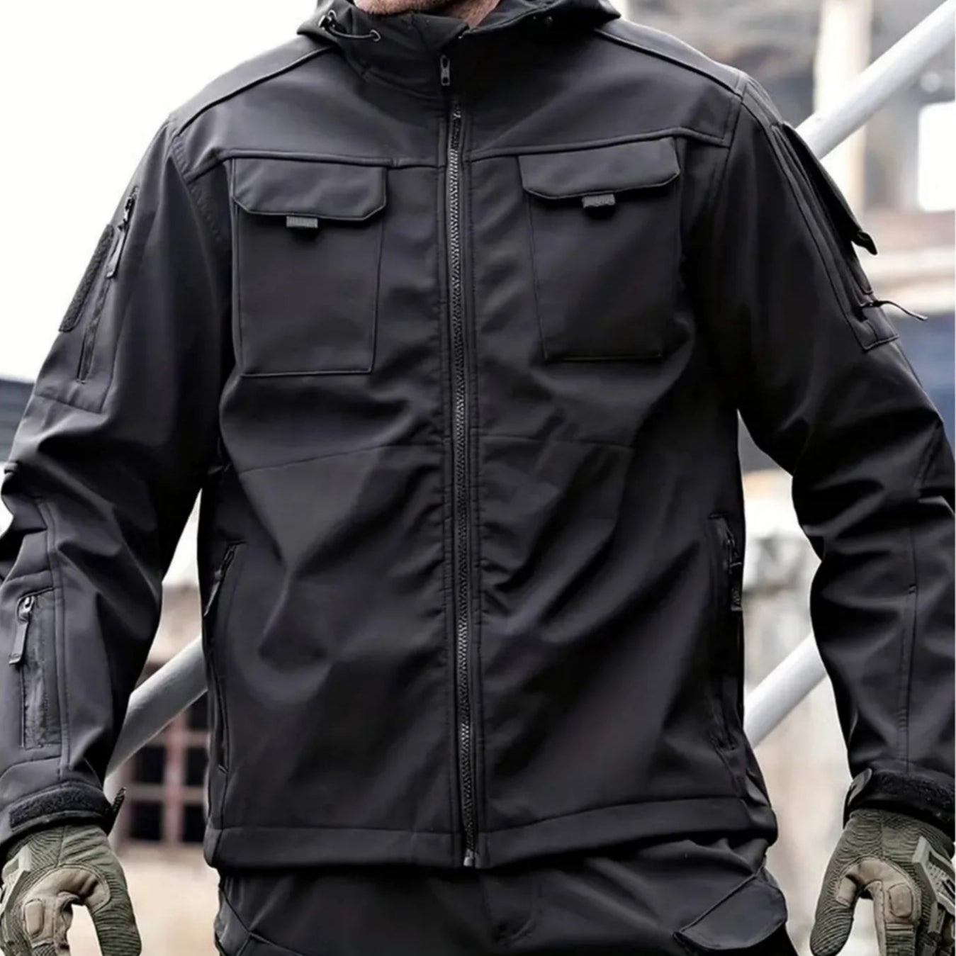 Herrenjacke, Wasserabweisend, Mit Kapuze | Regular Fit 2